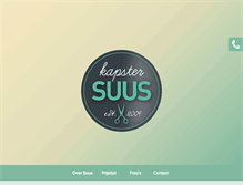 Tablet Screenshot of kapstersuus.nl